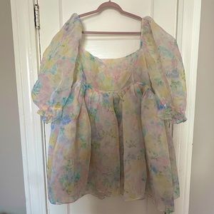 Selkie Sweetcorn Puff Dress